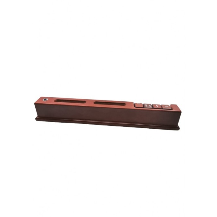 Set birou Wood O'clock, produs premium, ceas clasic, suport , lemn maro, Doty®️ [4]