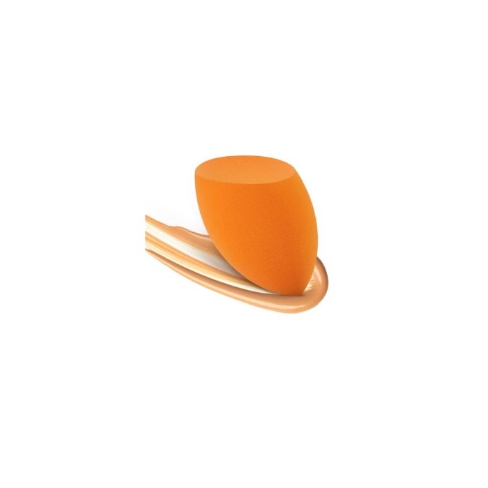 Set Bonita cu buretel cosmetic in forma de ou si dispozitiv de curatare faciala, din silicon, mov/portocaliu [5]