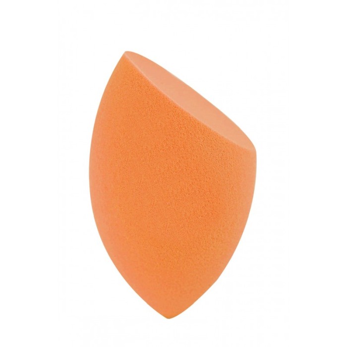 Set Bonita cu buretel cosmetic in forma de ou si dispozitiv de curatare faciala, din silicon, mov/portocaliu [4]