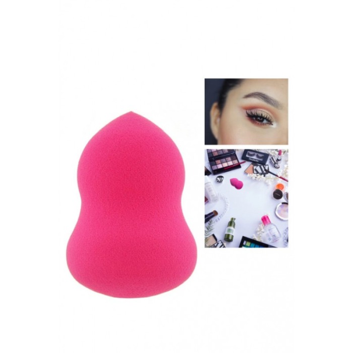 Set Bonita cu buretel cosmetic in forma de para si dispozitiv de curatare faciala, din silicon, mov/roz [3]