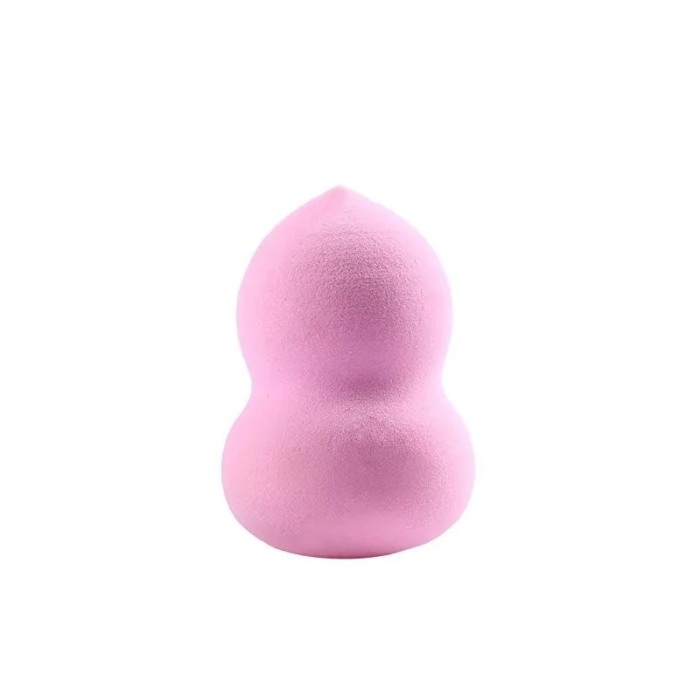 Set Bonita cu buretel cosmetic in forma de para si dispozitiv de curatare faciala, din silicon, rosu/roz pudra [3]