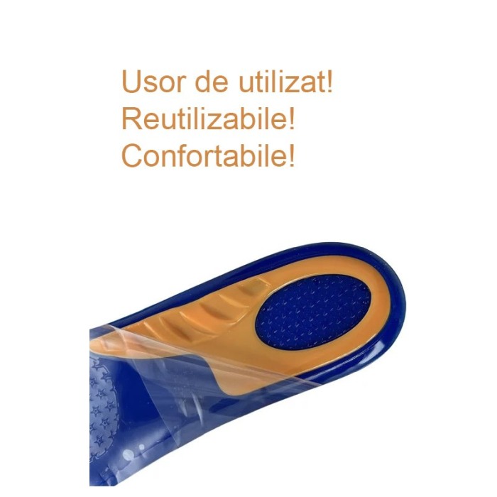 Set branturi cu gel Comfort Zon, 2 bucati, marime 37-42 cm, confortabile, absorb mirosurile neplacute, Doty®️ [6]