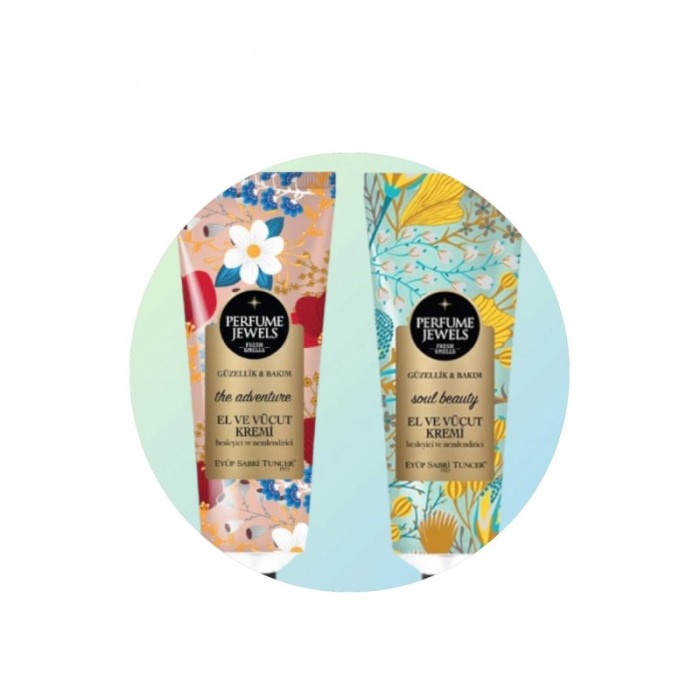 Set Cadou Perfume Jewels Eyup Sabri Tuncer, 2 creme de corp/maini, aroma The Adventure si Soul Beauty, [3]