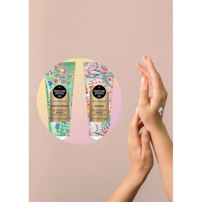 Set Cadou Perfume Jewels Eyup Sabri Tuncer, 2 creme de corp/maini, Summer Dream si Empress, [4]