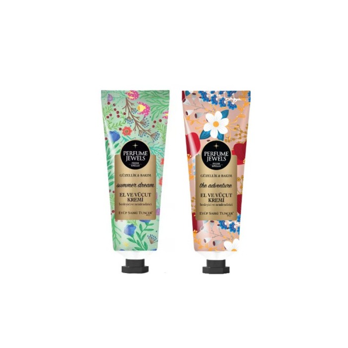 Set Cadou Perfume Jewels Eyup Sabri Tuncer, 2 creme de corp/maini, Summer Dream si The Adventure, 50 ml [1]