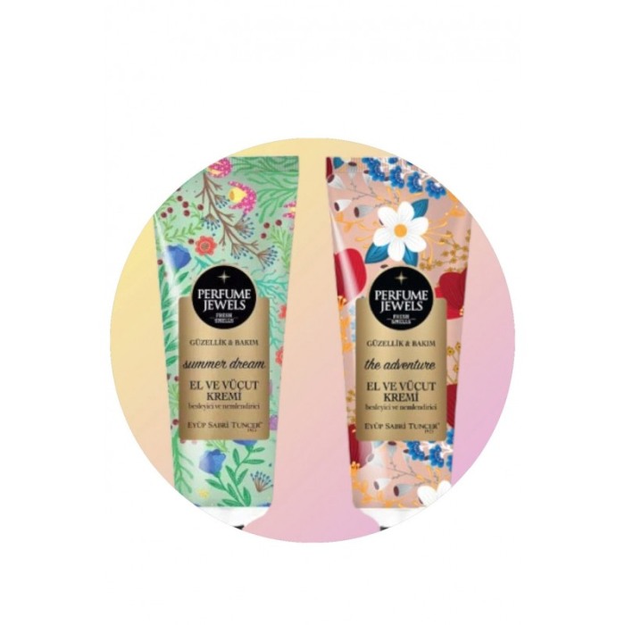 Set Cadou Perfume Jewels Eyup Sabri Tuncer, 2 creme de corp/maini, Summer Dream si The Adventure, 50 ml [3]