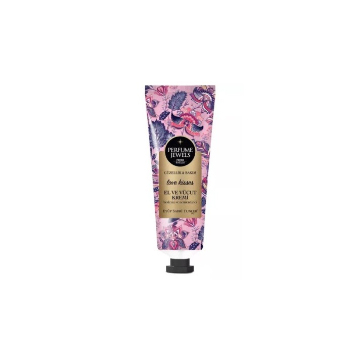 Set Cadou Perfume Jewels Eyup Sabri Tuncer, 2 produse, gel de dus si crema de corp/maini, aroma Love Kisses [3]