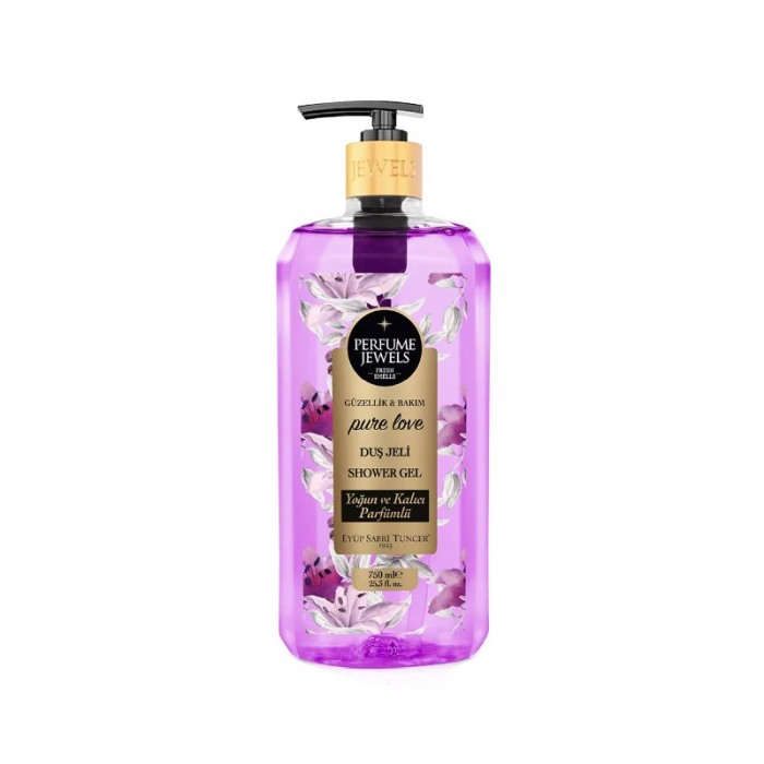 Set Cadou Perfume Jewels Eyup Sabri Tuncer, 2 produse, gel de dus si crema de corp/maini, Pure Love [5]