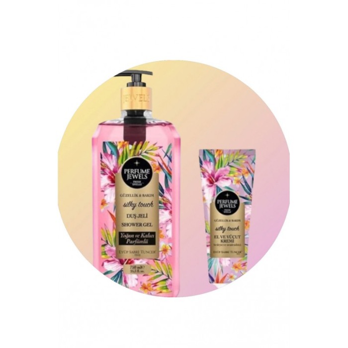 Set Cadou Perfume Jewels Eyup Sabri Tuncer, 2 produse, gel de dus si crema de corp/maini, Silky Touch [5]