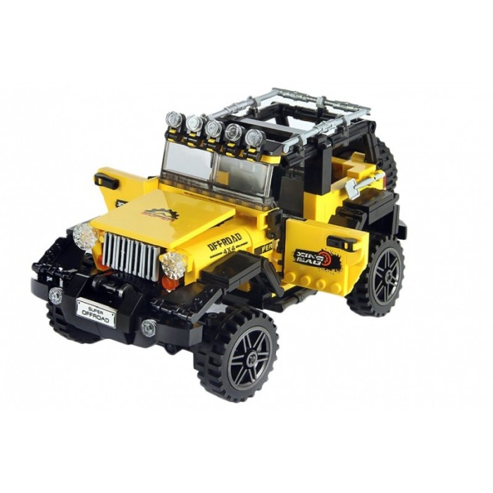 Set de constructie distractiv, model masina OFFROAD ADVENTURE, 610 piese,jucarie de colectie pentru copii si adulti, multicolor, [9]