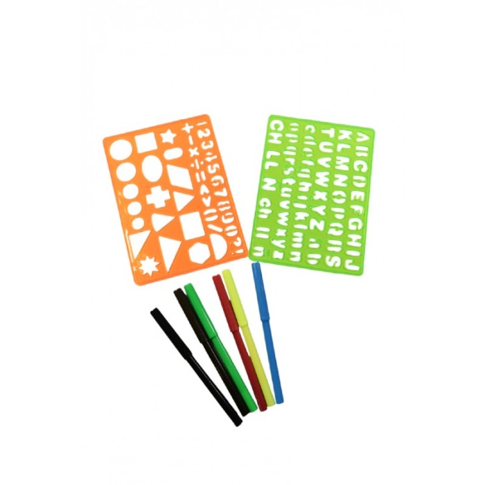 Set de desenat tip matrita SmartDraw Doty®, joc creativ si educativ, carioci incluse, multicolor [4]