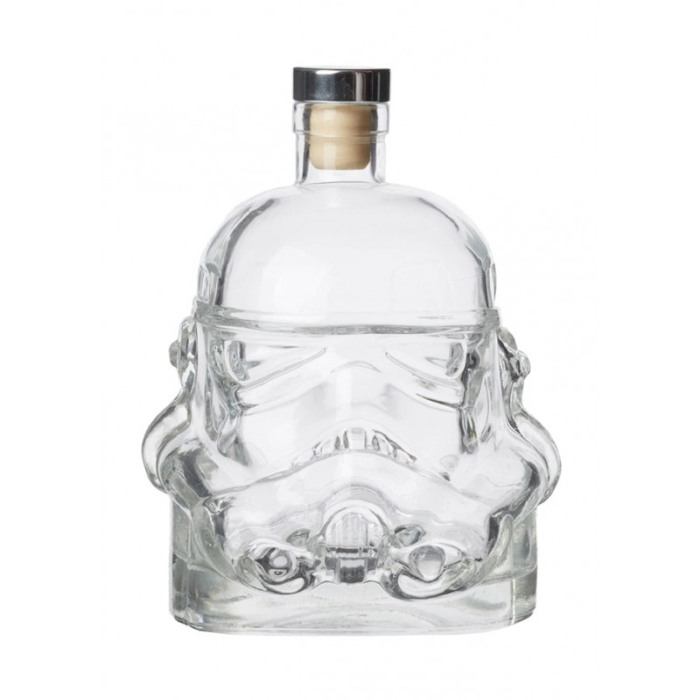 Set decantor Drunken Darth, forma personaj din film, din sticla, 2 pahare, elegant, 750 ml, Doty® [9]