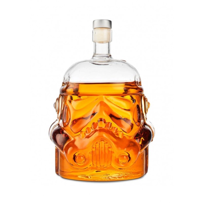 Set decantor Drunken Darth, forma personaj din film, din sticla, 2 pahare, elegant, 750 ml, Doty® [3]