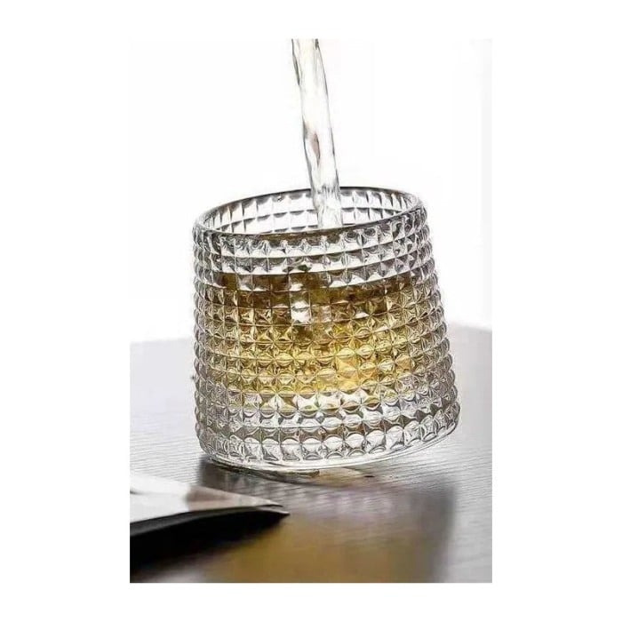 Set decantor Gravity Drinks, design modern, 2 pahare incluse, din cristal, suport metalic, 1500 ml, transparent [3]