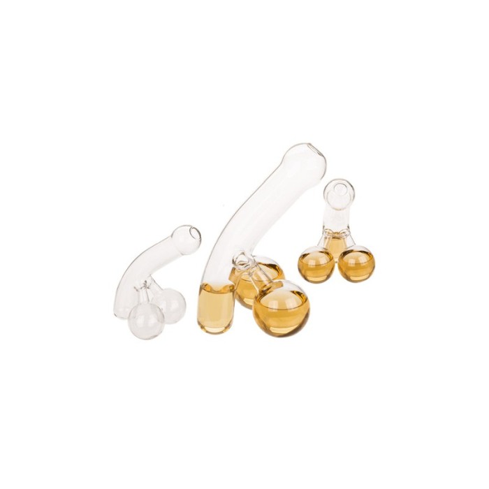 Set Decantor Party DrunkenBalls cu 2 pahare, design creativ, din sticla, 500 ml, 23 cm, transparent, Doty® [8]