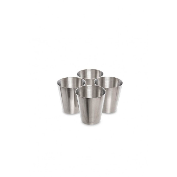 Set din inox cu plosca, 4 pahare, tacam,busola , palnie si tabachiera,piele ecologica maro, usor de transportat, doty [3]