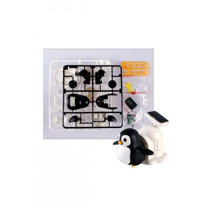 Set DIY educativ si distractiv PongosLife Doty®, pinguin si iglu, functioneaza cu energie solara, fara baterii [2]