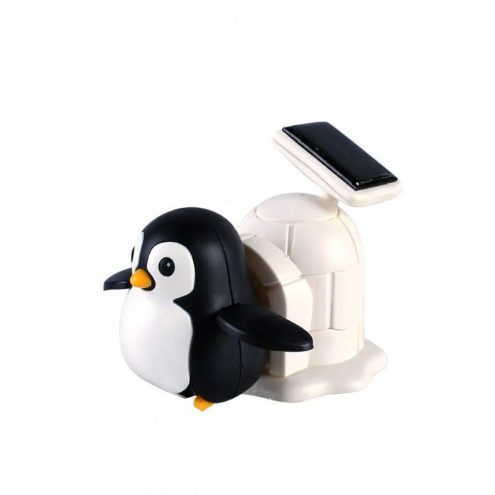 Set DIY educativ si distractiv PongosLife Doty®, pinguin si iglu, functioneaza cu energie solara, fara baterii [1]