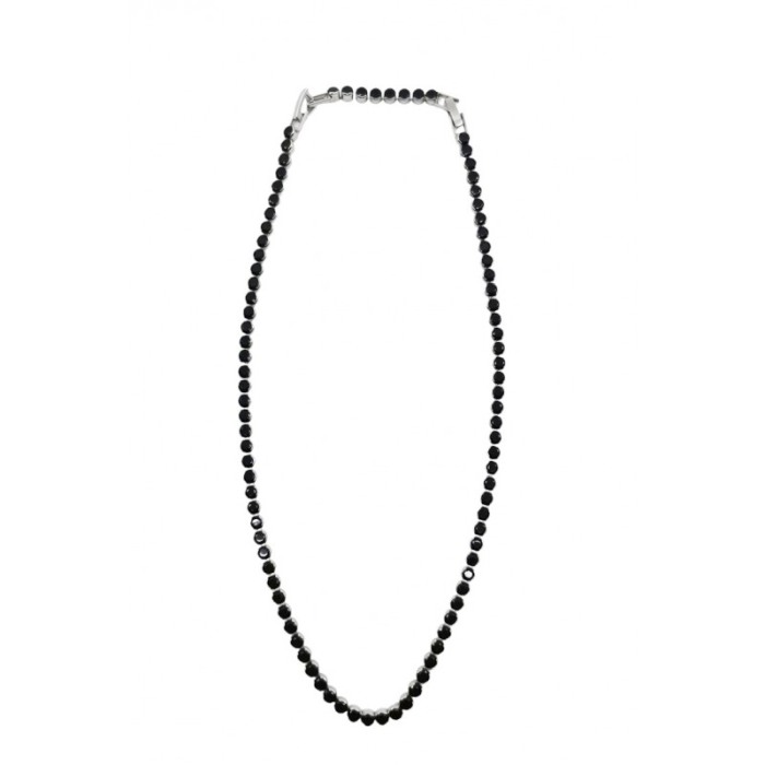 Set elegant Freydis Doty® format din colier si bratara, din inox, cu pietre din zirconiu, argintiu [3]