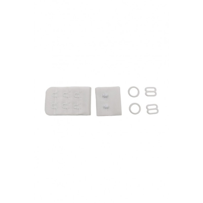 Set extensii prelungire sutien Ad ON, 4 pozitii suplimentare, accesorii incluse, 5 x 3 cm, alb/negru [3]