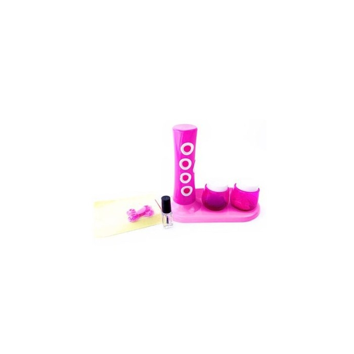 Set  Glam Salon  pentru copii, Oja , autocolant,glliter,lac de unghii, accesorii incluse,Doty [4]