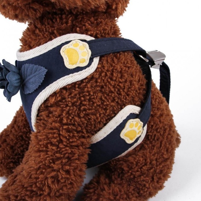 Set  ham cu lesa pentru caini sau pisici, tip Vesta, masura L, Bleumarin, Doty [2]