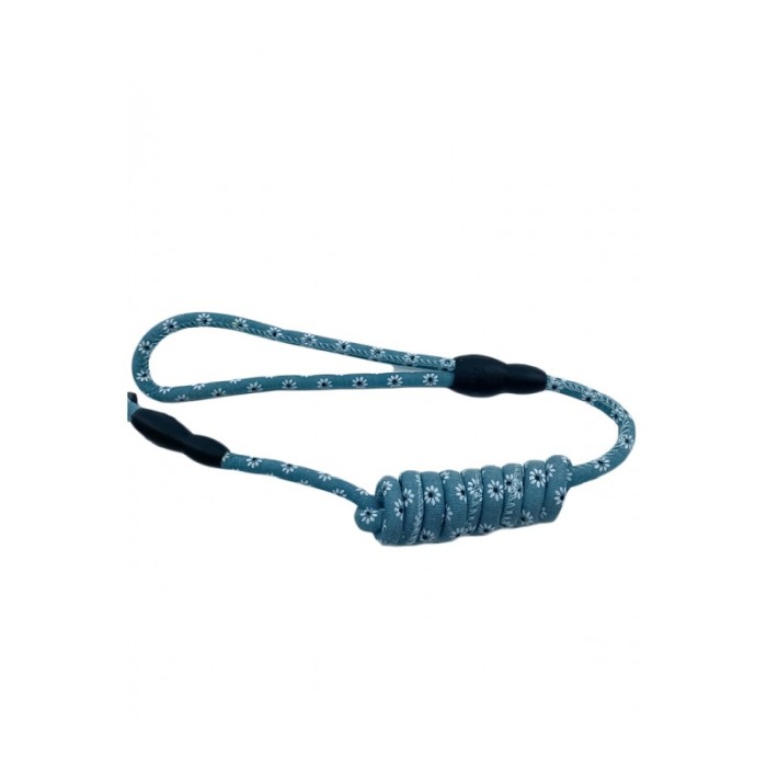 Set ham cu lesa Springs Harness pentru pisici si caini de talie mica, design floral, 146 cm, ajustabil, verde pastel [2]