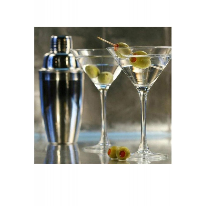 Set Home Cocktail shaker, 9 piese cu suport elegant din bambus, din otel inoxidabil, 750ml, Doty [3]