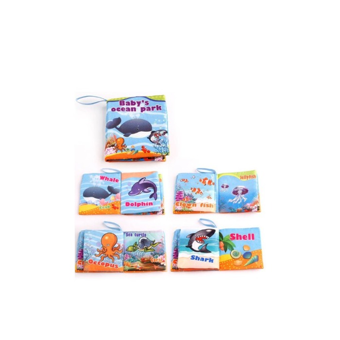 Set Jucarie textila educativa My First Book, senzoriala, 3 bucati, tip carte, 11x11 cm, multicolor, Doty®️ [7]