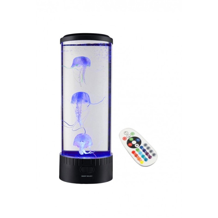Set Lampa ambientala Meduza Remote cu telecomanda, USB inclus, efecte luminoase, multicolor, 35 cm, antistress [1]