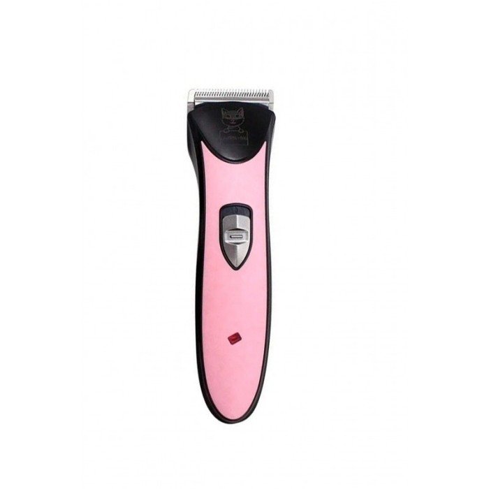 Set masina de tuns pentru animalele de companie,cu acumulator, 4 lame detasabile, roz,doty [3]