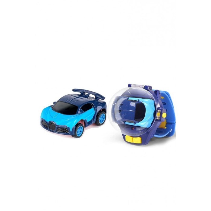 Set Masinuta de jucarie Mini Ride WatchMe, cu telecomanda ceas, 2.4 GHz, scara 1:64, albastru [3]