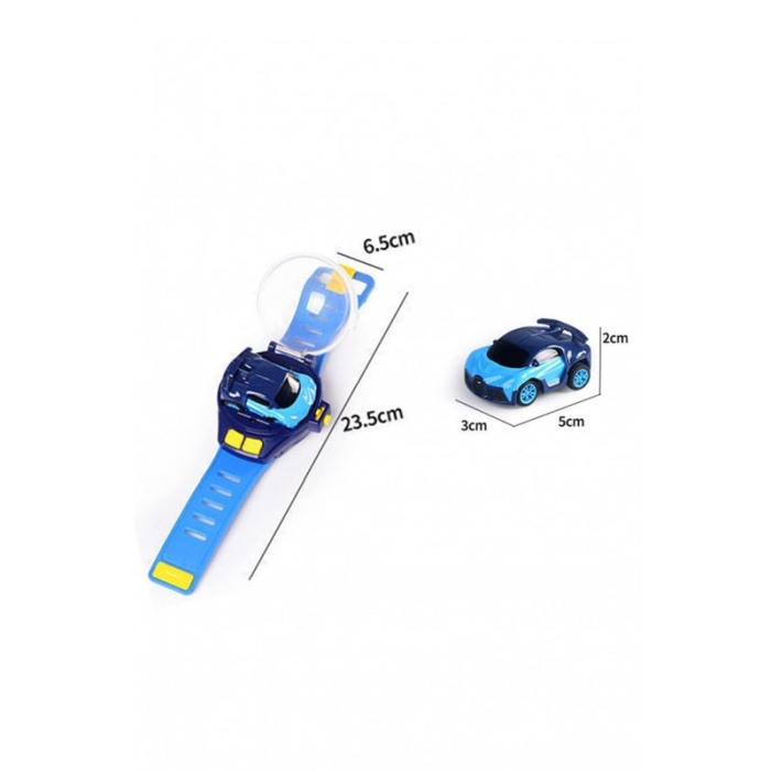 Set Masinuta de jucarie Mini Ride WatchMe, cu telecomanda ceas, 2.4 GHz, scara 1:64, albastru [2]