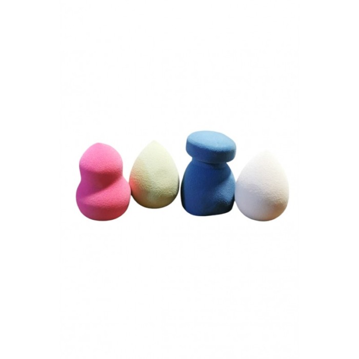Set mini bureti make up LisaBeauty Doty®, 4 piese, aplicator fond de ten, corector, usor de folosit si curatat, multicolor, 4 cm [3]