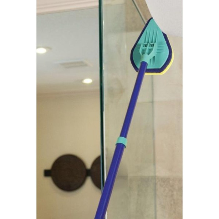 Set Mop Expand Fresh , ergonomic, maner telescopic, 3 paduri incluse, forma dreptunghiulara,universal,albastru/verde [3]