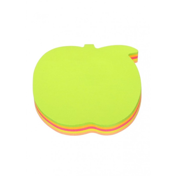 Set notite adezive AppleBubbles, tip post it, 100 bucati, multicolor, 7x7 cm, Doty®️ [2]