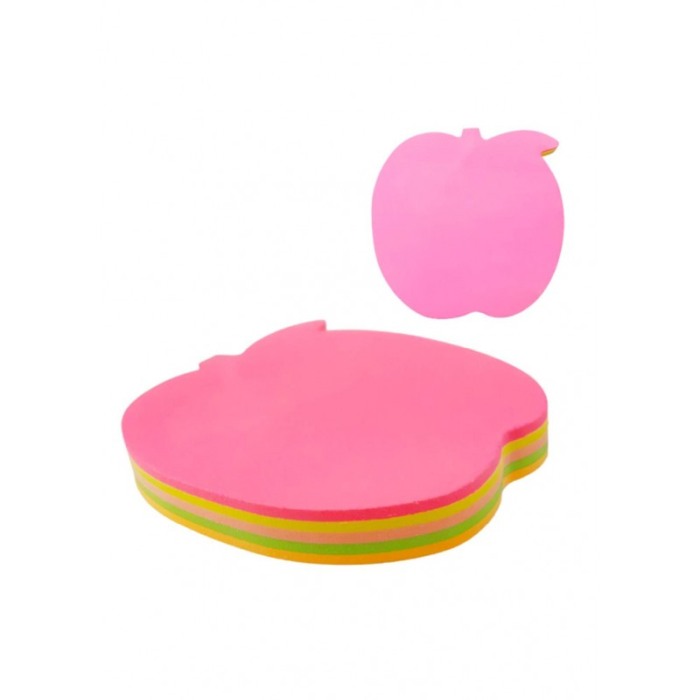 Set notite adezive AppleBubbles, tip post it, 100 bucati, multicolor, 7x7 cm, Doty®️ [4]