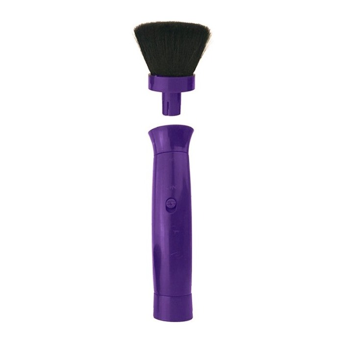 Set pensula machiaj 360 Make-up Spin, cu baterie, rotire 360 de grade, 4 capete interschimbabile,portabila si practica, acoperir [5]