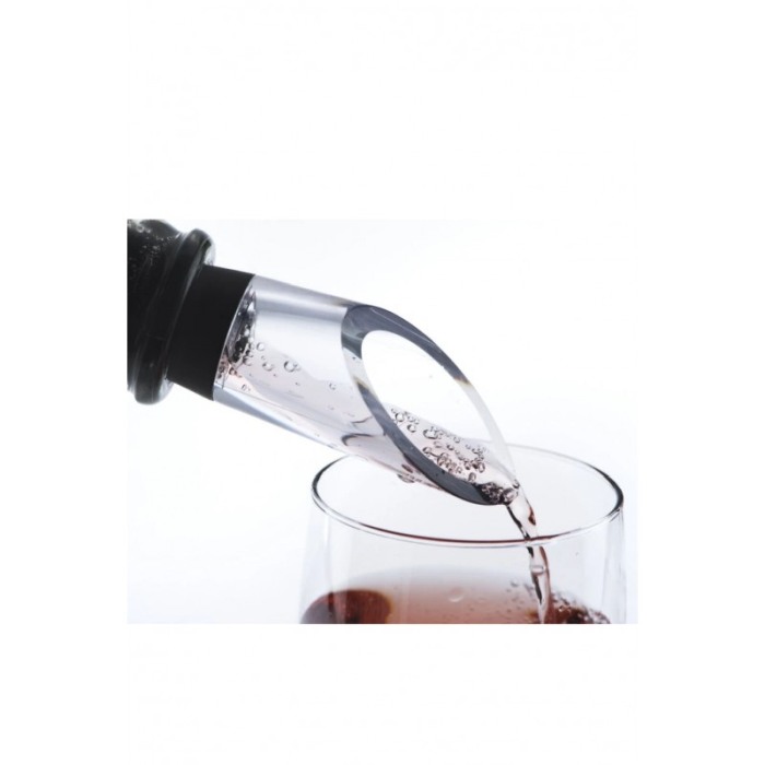 Set pentru vin DiamondPoker Wine, tirbuson electric, accesorii incluse, negru [3]
