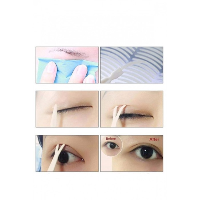 Set PerfectEyes cu gene false cu aspect natural si benzi tip plasturi pentru pleoape cu efect imediat, Doty®️ [7]