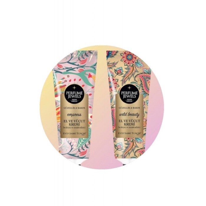 Set Perfume Jewels Eyup Sabri Tuncer, Pachet 2 creme de corp/maini, aroma Empress si Wild Beauty, 50 ml [3]