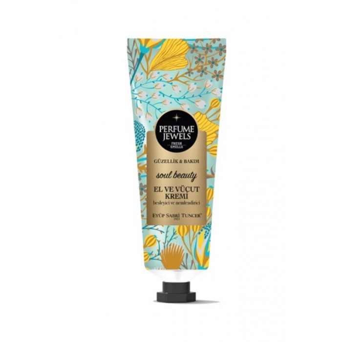Set Perfume Jewels Eyup Sabri Tuncer, Pachet 2 creme de corp/maini, aroma Wild Beauty si Soul Beauty, 50 ml [4]