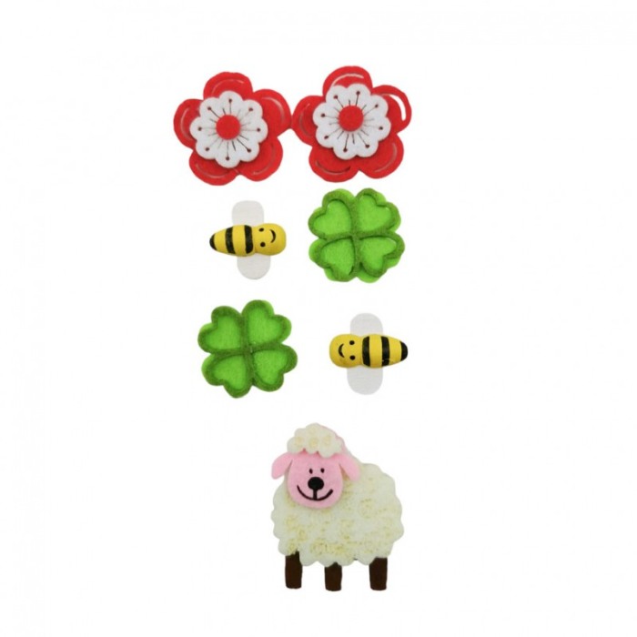 Set pictura My Flower Mirror, accesorii si acuarele incluse, distractiv si educativ, din lemn, Doty®️ [6]