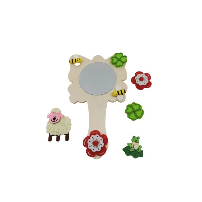 Set pictura My Mirror Butterfly, accesorii si acuarele incluse, distractiv si educativ, din lemn, Doty®️ [3]