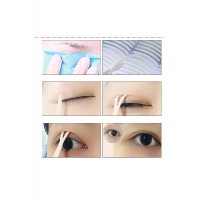 Set plasturi lifting CatEye, pentru pleoape, efect imediat, 60 plasturi, usor de utilizat, transparenti [5]