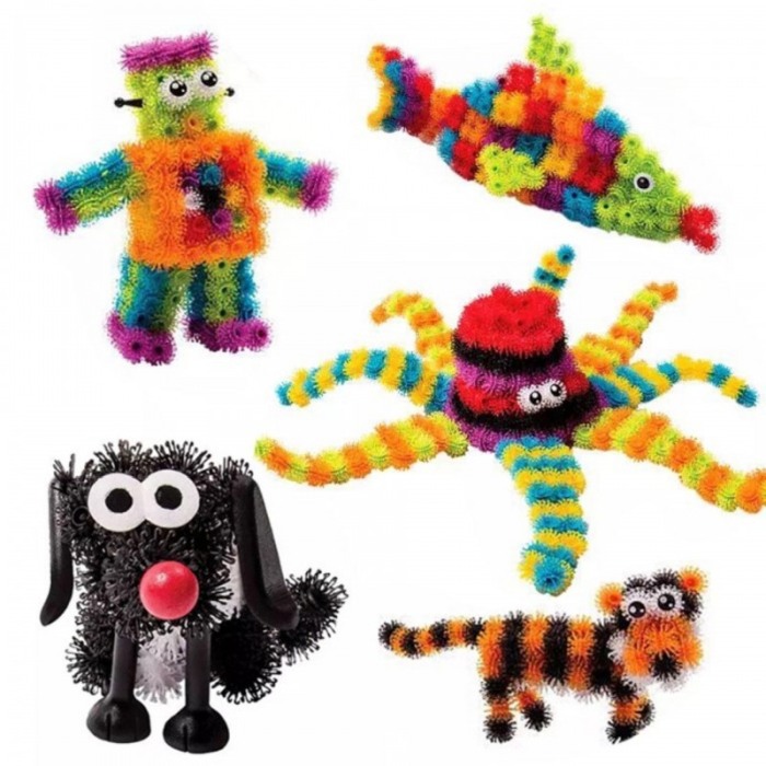 Set puzzle Create & Re-Create , 150 piese , mingi cu arici, multicolor , Doty [13]