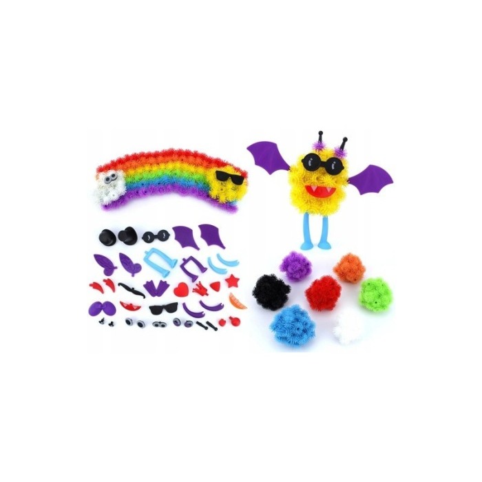 Set puzzle Create & Re-Create , 400 piese , mingi cu arici, multicolor , Doty [14]