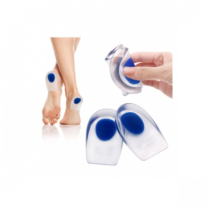 Set Suport din silicon pentru calcaie SafeCup Callus, marime 41-45, transparent [5]