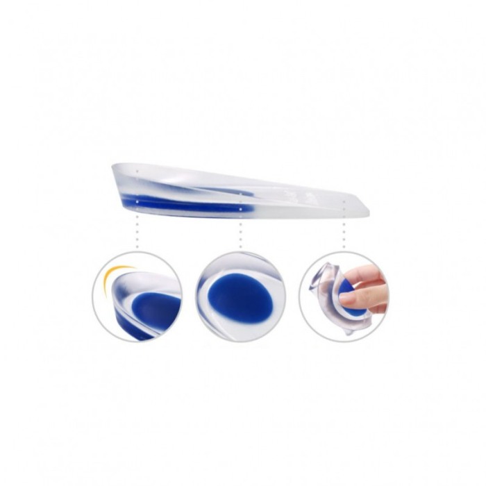 Set Suport din silicon pentru calcaie SafeCup Callus, marime 41-45, transparent [2]