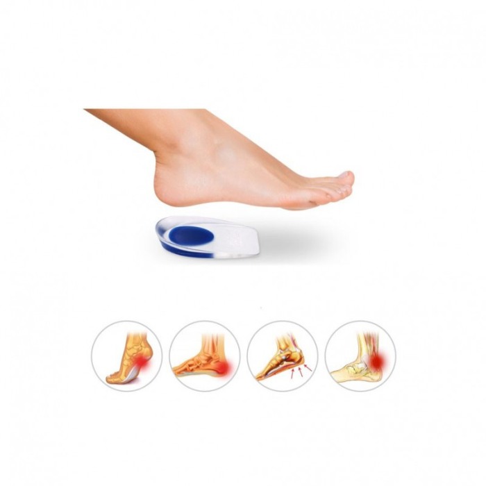 Set Suport din silicon pentru calcaie SafeCup Callus, marime 41-45, transparent [3]